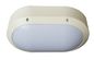 Wall Mounted Oval IP65 White Bulkhead Outdoor Light 10w 800 Lumen High Brightness आपूर्तिकर्ता
